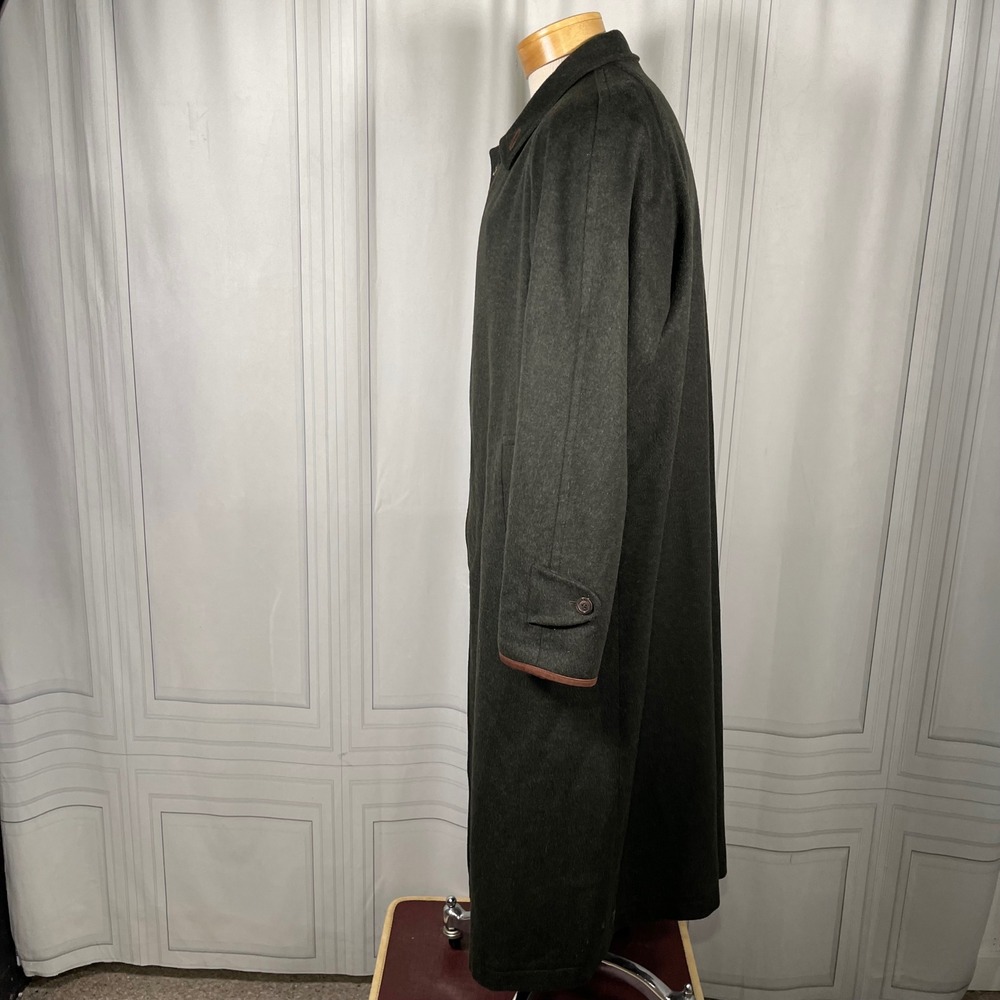 Schneiders Salzburg "Michael" Wool‎ Alpaca Jacket•Leather Trim•Loden Green•US 42 - Picture 6 of 15